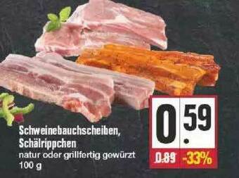 Edeka Schweinebauchscheiben Schälrippchen Angebot