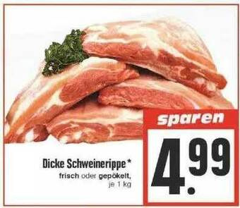 Edeka Dicke Schweinerippe Angebot