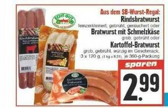 Edeka Echt-gut Rindsbratwurst Angebot