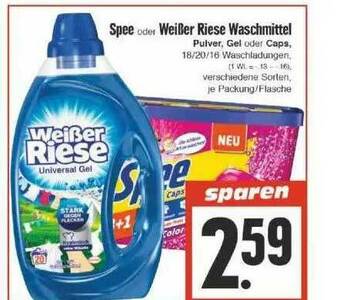 Edeka Spee Oder Weißer Riese Waschmittel Angebot