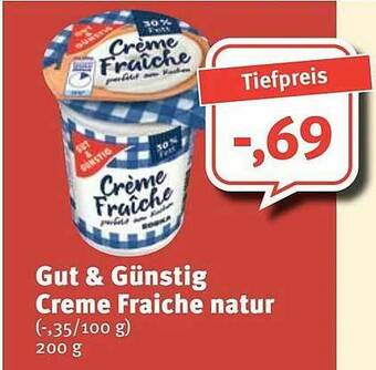 Feneberg Gut & Günstig Creme Fraiche Natur Angebot