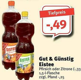 Feneberg Gut & Günstig Eistee Angebot