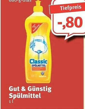 Feneberg Gut & Günstig Spülmittel Angebot