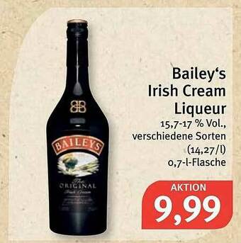 Feneberg Bailey's Irish Cream Liqueur Angebot