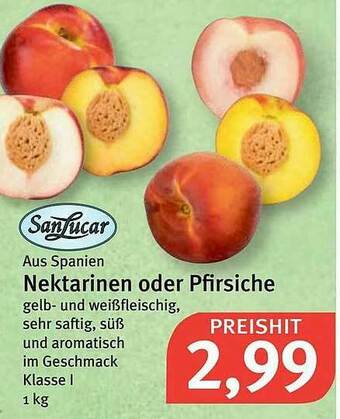 Feneberg Sanlucar Nektarinen Oder Pfirsiche Angebot