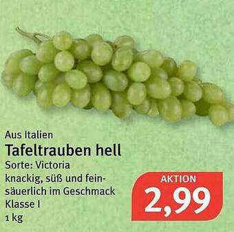 Feneberg Tafeltrauben Hell Angebot