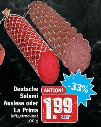 Hit Deutsche Salami Auslese Oder La Prima Angebot