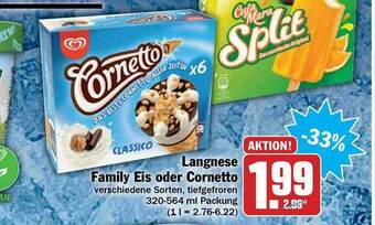 Hit Lagnese Family Eis Oder Cornetto Angebot