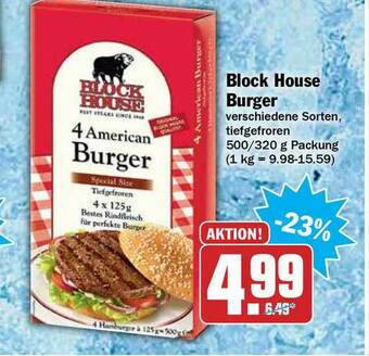 Hit Block House Burger Angebot