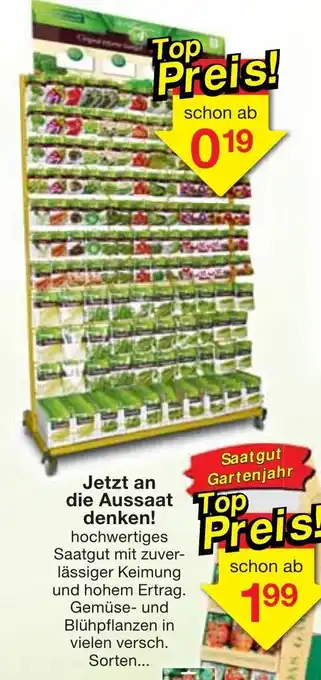 Jawoll Jetzt an die Aussaat denken Angebot