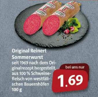 Markant Markt Original Reiner Sommerwurst Angebot