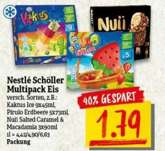 nah & gut Nestlé Schöller Multipack Eis Angebot