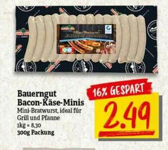 nah & gut Bauerngut Bacon-käse-minis Angebot