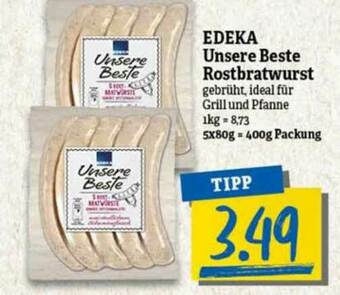 nah & gut Edeka Unsere Beste Rostbratwurst Angebot