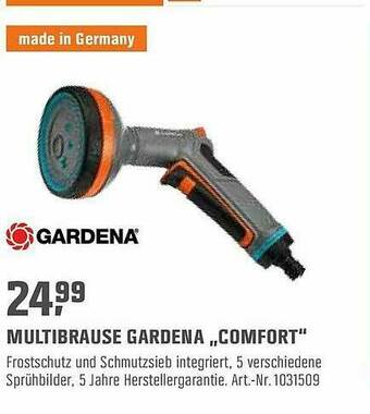 OBI Multibrause Gardena „comfort” Angebot