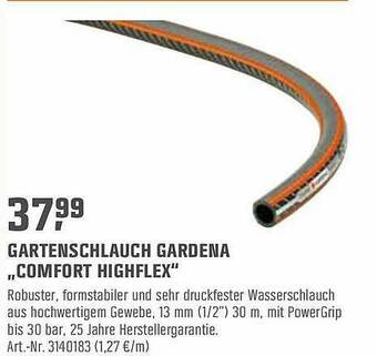 OBI Gartenschlauch Gardena „comfort Highflex” Angebot