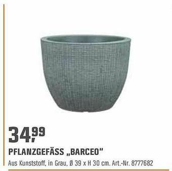 OBI Pflanzgefäss „barceo” Angebot