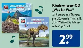 Aldi Süd Kinderwissen CD ,,Was Ist Was" Angebot