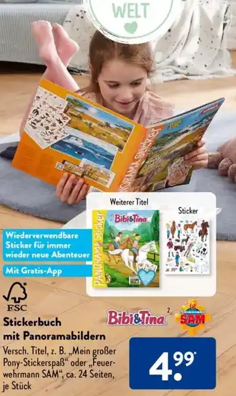 Aldi Süd Stickerbuch mit Panoramabildern Angebot