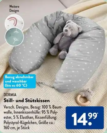Aldi Süd Dormia Still und Stützkissen Angebot