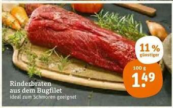 tegut Rinderbraten Aus Dem Bugfilet Angebot