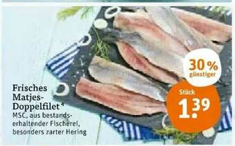 tegut Frisches Matjes-doppelfilet Angebot