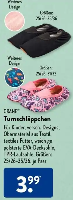 Aldi Süd Crane Turnschläppchen Angebot