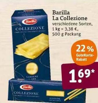 tegut Barilla La Collezione Angebot