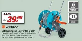 toom Baumarkt Gardena Schlauchwagen „cleverroll S Set” Angebot