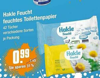 V Markt Hakle Feucht Feuchtes Toilettenpapier Angebot