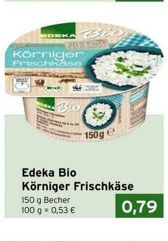 CAP Markt Edeka Bio Körniger Frischkäse Angebot