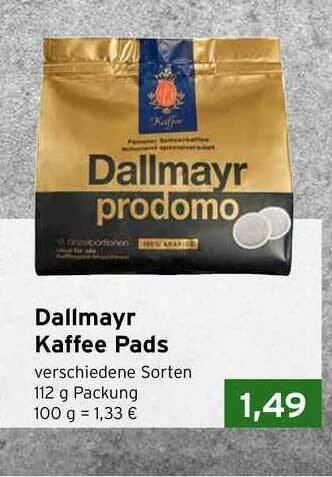 CAP Markt Dallmayr Kaffee Pads Angebot