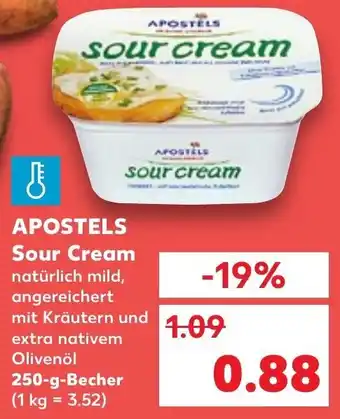 Kaufland Apostels Sour Cream 250 g Becher Angebot