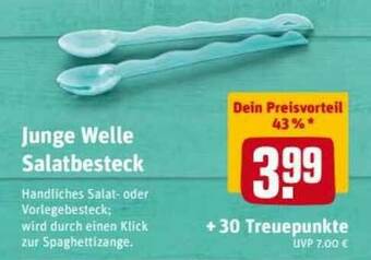 REWE Kaufpark Junge Welle Salatbesteck Angebot