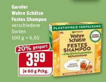 REWE Kaufpark Garnier Wahre Schätze Festes Shampoo Angebot