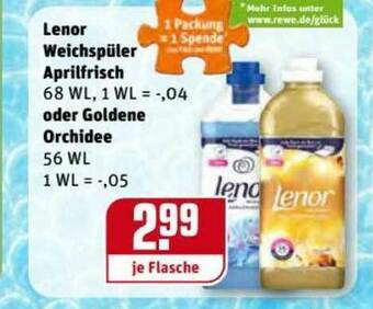 REWE Kaufpark Lenor Weichspüler Aprilfrisch Oder Goldene Orchidee Angebot