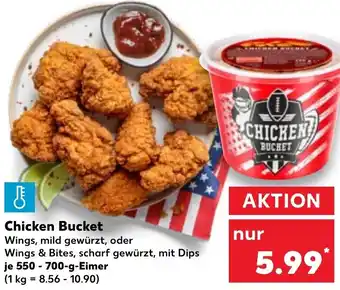 Kaufland Chicken Bucket 550-700 g Eimer Angebot