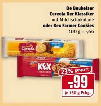 REWE Kaufpark De Beukelaer Cereola Der Klassiker Oder Kex Farmer Cookies Angebot