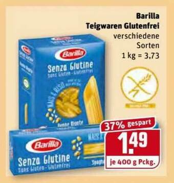 REWE Kaufpark Barilla Teigawaren Glutenfrei Angebot