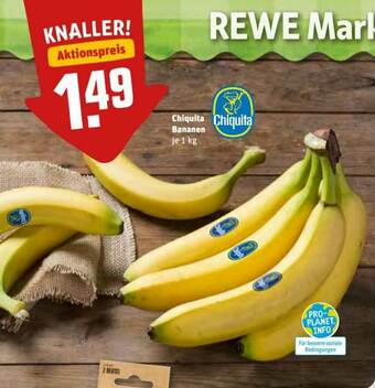 REWE Kaufpark Chiquita Bananen Angebot