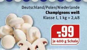 REWE Kaufpark Champignons Weiß Angebot