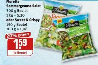 REWE Kaufpark Florette Sommergenuss Salat Oder Sweet & Crispy Angebot