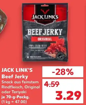 Kaufland Jack Link's Beef Jerky 70 g Pckg. Angebot