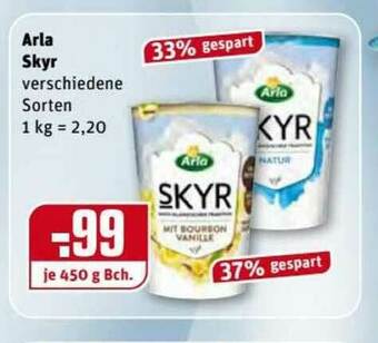 REWE Kaufpark Arla Skyr Angebot