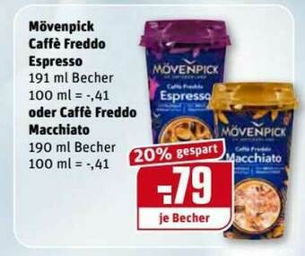 REWE Kaufpark Mövenpick Caffe Freddo Espresso Oder Caffe Freddo Macchiato Angebot