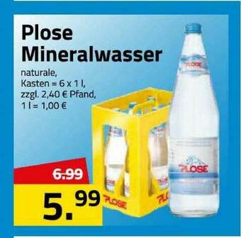 Logo Getränkemarkt Plose Mineralwasser Angebot