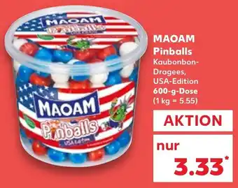 Kaufland Maoam Pinballs 600 g Dose Angebot