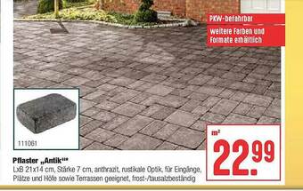 Hellweg Pflaster „antik” Angebot