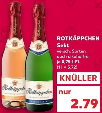 Kaufland Rotkäppchen Sekt 0,75 L Fl. Angebot