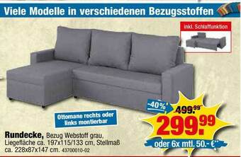 SB Lagerkauf Rundecke Angebot